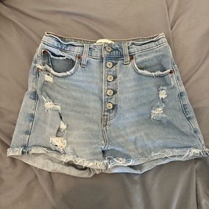 Abercrombie & Fitch High Rise Mom Shorts